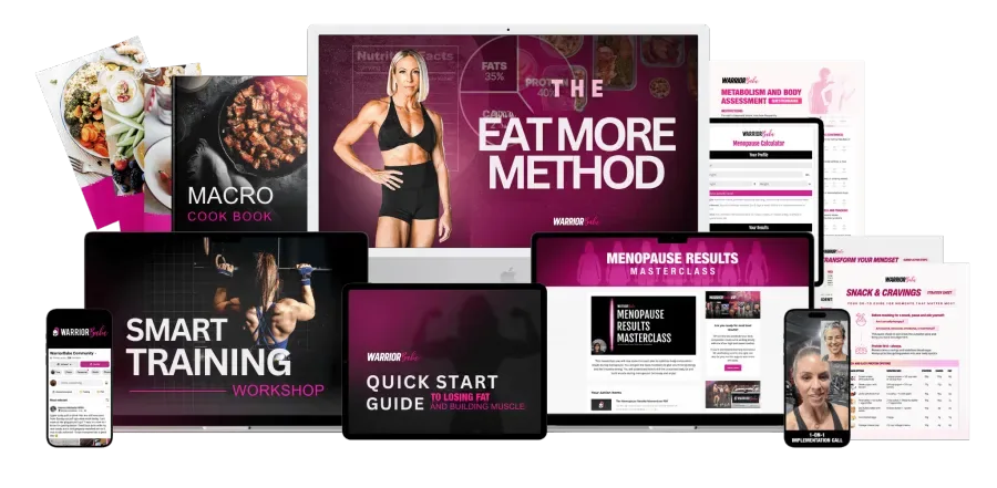 The Eat More Method program mockup