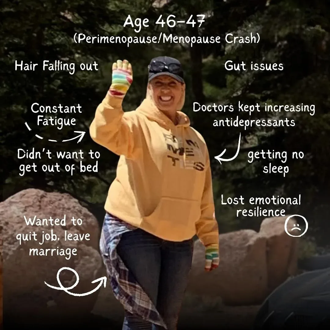Maggie during perimenopause crash